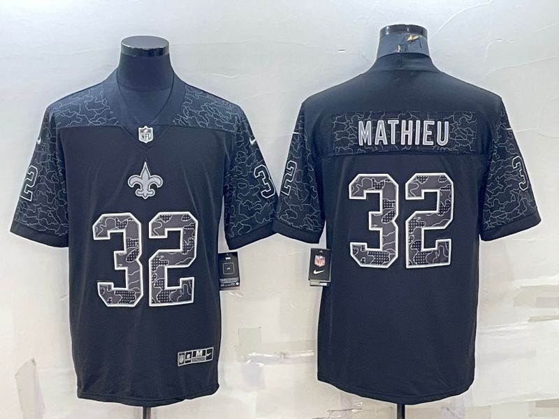 Men New Orleans Saints #32 Mathieu Black Nike Limited NFL Jersey->new orleans saints->NFL Jersey